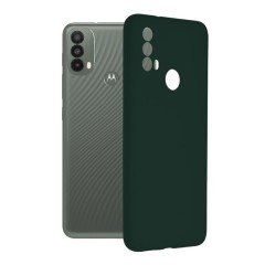Husa Motorola Moto E40 / Moto E30 Arpex Soft Edge Silicone - Verde Inchis