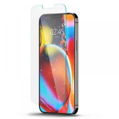Folie Sticla iPhone 13 / 13 Pro / 14 Spigen Glas.TR Slim - Clear Clear