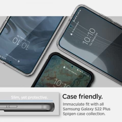 Pachet 2x Folie Samsung Galaxy S22 Ultra Spigen Neo Flex - Clear Clear
