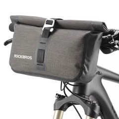 Geanta waterproof ghidon bicicleta 60x6.5x31cm RockBros AS-016 - Negru