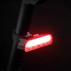 Lanterna bicicleta cu baterie, 100Lm RockBros TL1901WR30 - Negru Negru