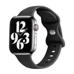 Curea pentru Apple Watch 1/2/3/4/5/6/7/8/SE/SE 2/Ultra (42/44/45/49mm) - Techsuit Watchband (W031) - Negru