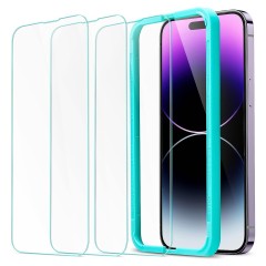 Folie pentru iPhone 14 Pro (set 3) - ESR Tempered Glass - Clear