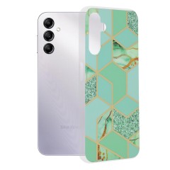 Husa pentruSamsung Galaxy A14 4G / A14 5G - Techsuit Marble Series - Verde