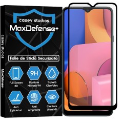 Folie Sticla CASEY STUDIOS pentru Samsung Galaxy A20S, Full Glue, Duritate Militara, Ultra HD, Protectie Profesionala Ecran 3D, Anti Zgarieturi, Anti Amprente, Anti Socuri, Margini Negre