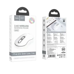 Mouse Wireless 1000-1600 DPI - Hoco (GM21) - Alb Alb