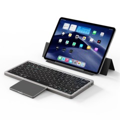 Tastatura Bluetooth cu Husa - Dux Ducis - Keyboard OK Series - Gri
