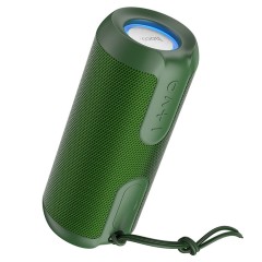 Boxa Wireless BT 5.1, FM, Card TF, Disk U, Lumini RGB, 10W, 1200mAh - Hoco Artistic Sports (BS48) - Dark Green