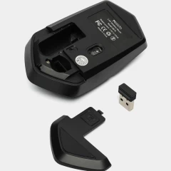 Yesido - Wireless Mouse (KB16) - 2.4G Connection, 1600DPI, Low Noise - Black Negru