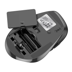 Mouse Fara Fir 2.4G, 1600 DPI - Hoco Mystic (GM24) - Black Negru