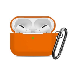 Husa Airpods Pro Casey Studios Silicone - Portocaliu