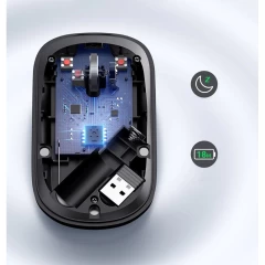 Mouse wireless Bluetooth 1000-4000 DPI, Ugreen, 90372 - Negru Negru