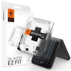 Folie pentru Samsung Galaxy Z Flip5 (set 2) - Spigen Glas.TR EZ FIT - Clear