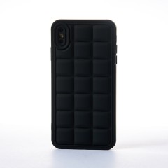 Husa iPhone XS Max Casey Studios Squared Up - Negru