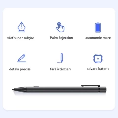 Stylus Pen Activ Arpex C3 pentru Tablete iPad, Cablu Micro-USB - Negru Negru