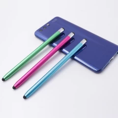 Stylus Pen Arpex, 2in1 universal, Android, iOS, aluminiu, JC01 - Verde Verde