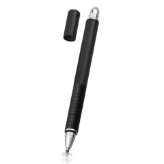 Stylus Pen Arpex, 2in1 universal, Android, iOS, aluminiu, JC02 - Negru