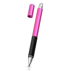 Stylus Pen Arpex, 2in1 universal, Android, iOS, aluminiu, JC02 - Roz