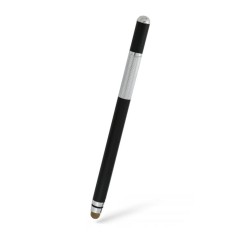 Stylus Pen Arpex, 2in1 universal, Android, iOS, aluminiu, JC03 - Negru