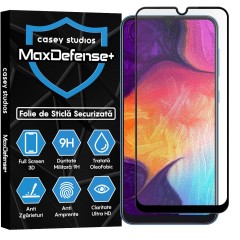 Folie Sticla CASEY STUDIOS pentru Samsung Galaxy A50 / A50s / A20 / A30 / A30s / M21 / M30 / M30s / M31, Full Glue, Duritate Militara, Ultra HD, Protectie Profesionala Ecran 3D, Anti Zgarieturi, Anti Amprente, Anti Socuri, Margini Negre