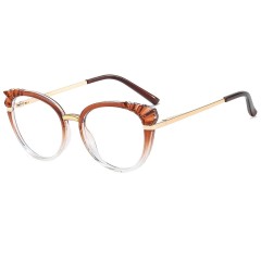 Ochelari Anti Lumina Albastra Arpex din Metal (F5020-BRW) - Maro Transparent