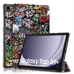 Husa pentru Samsung Galaxy Tab A9 Plus - Techsuit FoldPro - Red Urban Vibe 