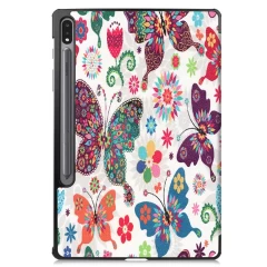 Husa pentru Samsung Galaxy Tab S7 Plus / S8 Plus / S7 FE - Techsuit FoldPro - Butterfly Butterfly