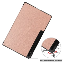 Husa pentru Samsung Galaxy Tab S8 Ultra / S9 Ultra - Techsuit FoldPro - Rose Gold Roz