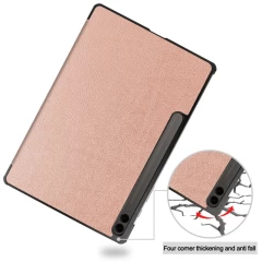 Husa pentru Samsung Galaxy Tab S9 Plus / S9 FE Plus - Techsuit FoldPro - Rose Gold Roz
