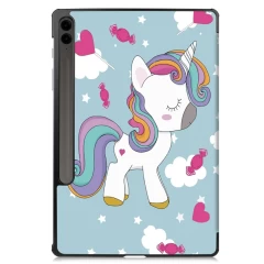 Husa pentru Samsung Galaxy Tab S9 Plus / S9 FE Plus - Techsuit FoldPro - Unicorn Unicorn