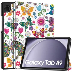 Husa pentru Samsung Galaxy Tab A9 - Techsuit FoldPro - Green Time Butterfly 