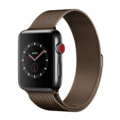 Curea Apple Watch 1/2/3/4/5/6/7/8/SE - 30/40/41 MM Milanese Loop Casey Studios Casey Studios - Brown