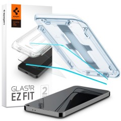 Folie pentru Samsung Galaxy S24 (set 2) - Spigen Glas.tR EZ FIT - Clear