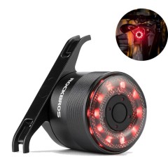 Stop LED RGB pentru Bicicleta, Rockbros, Q1 - Negru