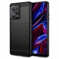 Husa pentru Xiaomi Redmi Note 12 5G / Poco X5 - Techsuit Carbon Silicone - Negru