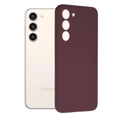Husa pentru Samsung Galaxy S23 Plus - Techsuit Soft Edge Silicone - Negru violet 