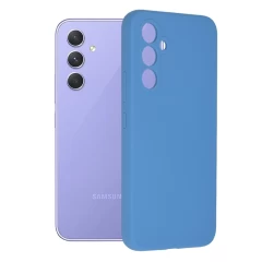 Husa pentru Samsung Galaxy A54 - Techsuit Soft Edge Silicone - Negru Albastru 
