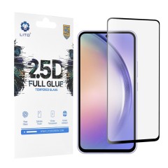 Folie pentru Samsung Galaxy A54 - Lito 2.5D FullGlue Glass - Negru