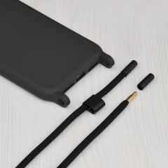 Husa pentru Xiaomi Redmi Note 12 5G / Poco X5 - Techsuit Crossbody Lanyard - Negru Negru
