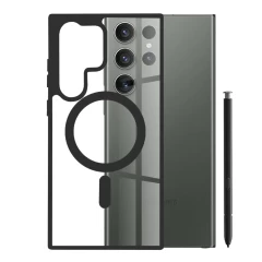 Husa pentru Samsung Galaxy S23 Ultra - Techsuit MagSafe Pro - Mov Negru 