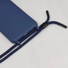 Husa pentru Oppo Reno8 T - Techsuit Crossbody Lanyard - Albastru Albastru