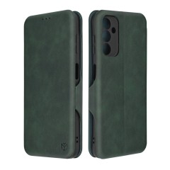 Husa pentru Samsung Galaxy A14 4G / A14 5G Techsuit Safe Wallet Plus, Green - Verde
