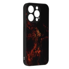 Husa pentru iPhone 15 Pro - Techsuit Glaze Series - Red Nebula Rosu