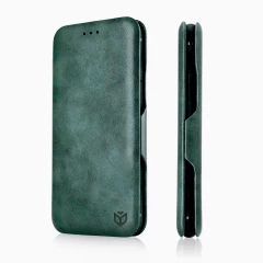 Husa pentru Oppo A78 4G Techsuit Safe Wallet Plus, Black Verde 