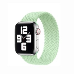 Curea Apple Watch 1/2/3/4/5/6/7/8/SE - 38/40/41 MM - S - Braided Loop Casey Studios Casey Studios - Pistachio