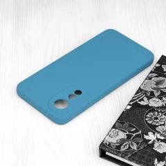 Husa pentru Oppo A78 4G - Techsuit Soft Edge Silicone - Denim Blue Albastru