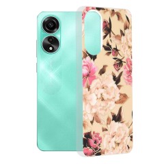 Husa pentru Oppo A78 4G - Techsuit Marble Series - Mary Berry Nude