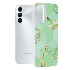 Husa pentru Samsung Galaxy A05s - Techsuit Marble Series - Green Hex