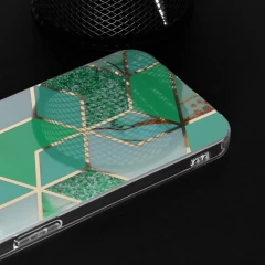 Husa pentru Samsung Galaxy A05s - Techsuit Marble Series - Green Hex Verde