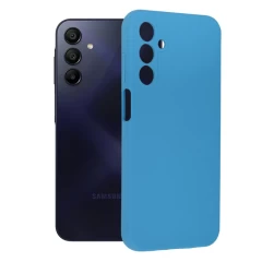 Husa pentru SSamsung Galaxy A15 4G / A15 5G - Techsuit Soft Edge Silicone - Plum Violet Albastru 